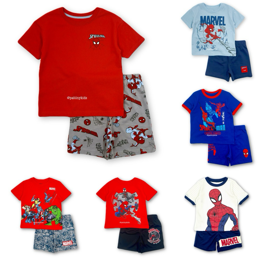MARVEL ชุดเชต 2 ชิ้น(เสื้อ+กางเกง)2T-8T