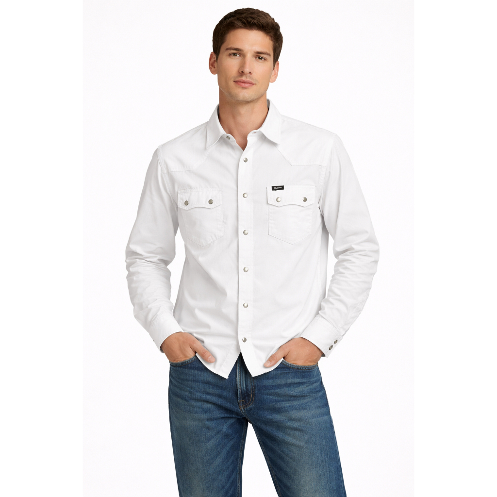 Wrangler เสื้อเชิ้ตแขนยาว จากคอลเล็คชั่น Everyday with Wrangler