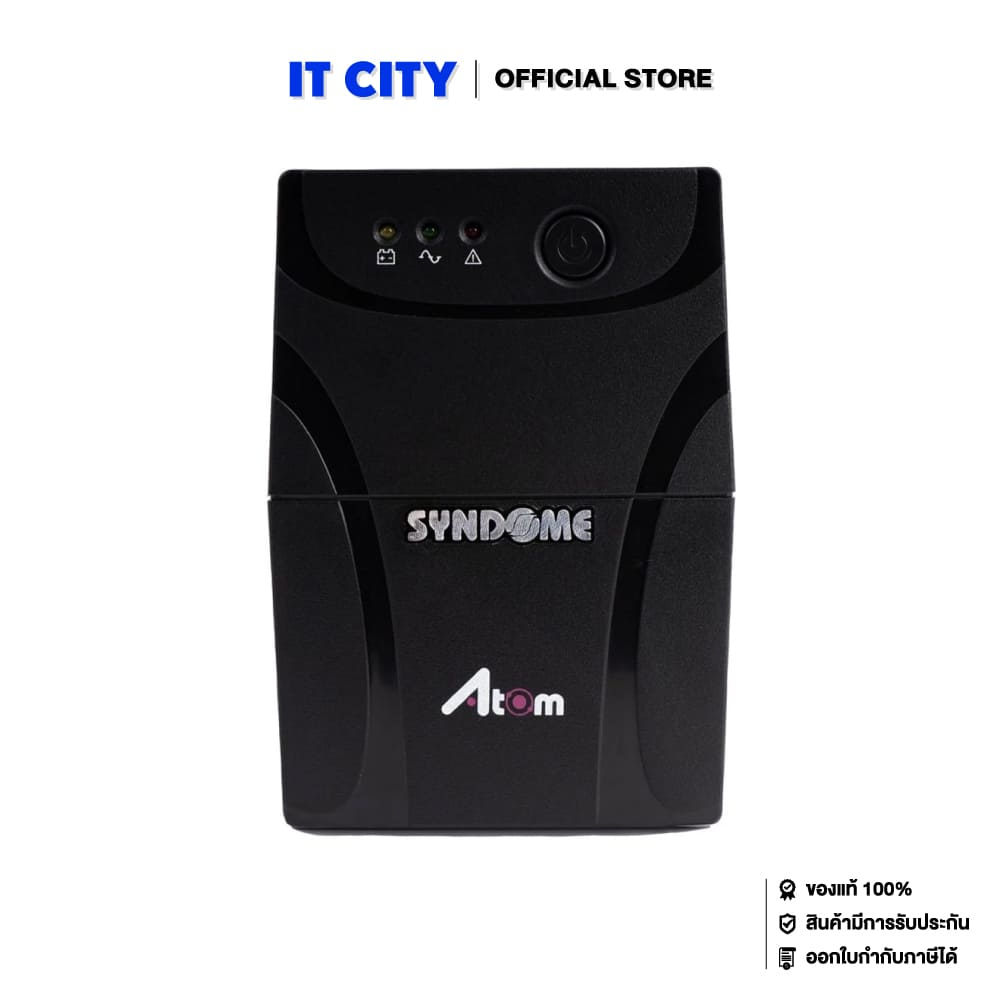 SYNDOME UPS ATOM-1000i LED (1000VA/500W) (2Y)PW1-000651