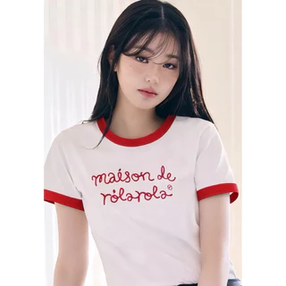 พร้อมส่ง / เสื้อยืด ❤️💯❤️ Rolarola - Maison De Rola Ringer T-shirt ส่งสินค้าทุกวัน ส่งเร็ว