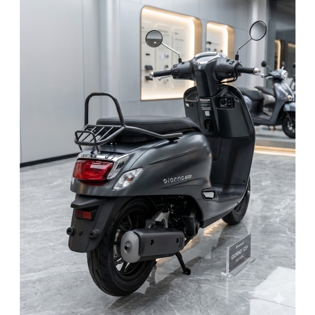 ตะแกรงท้าย ทรง sport สั้น มีกันตกสูง Honda Giorno 125+  กันตกสูง sport สั้น GIORNO 125+ 2024-2027   