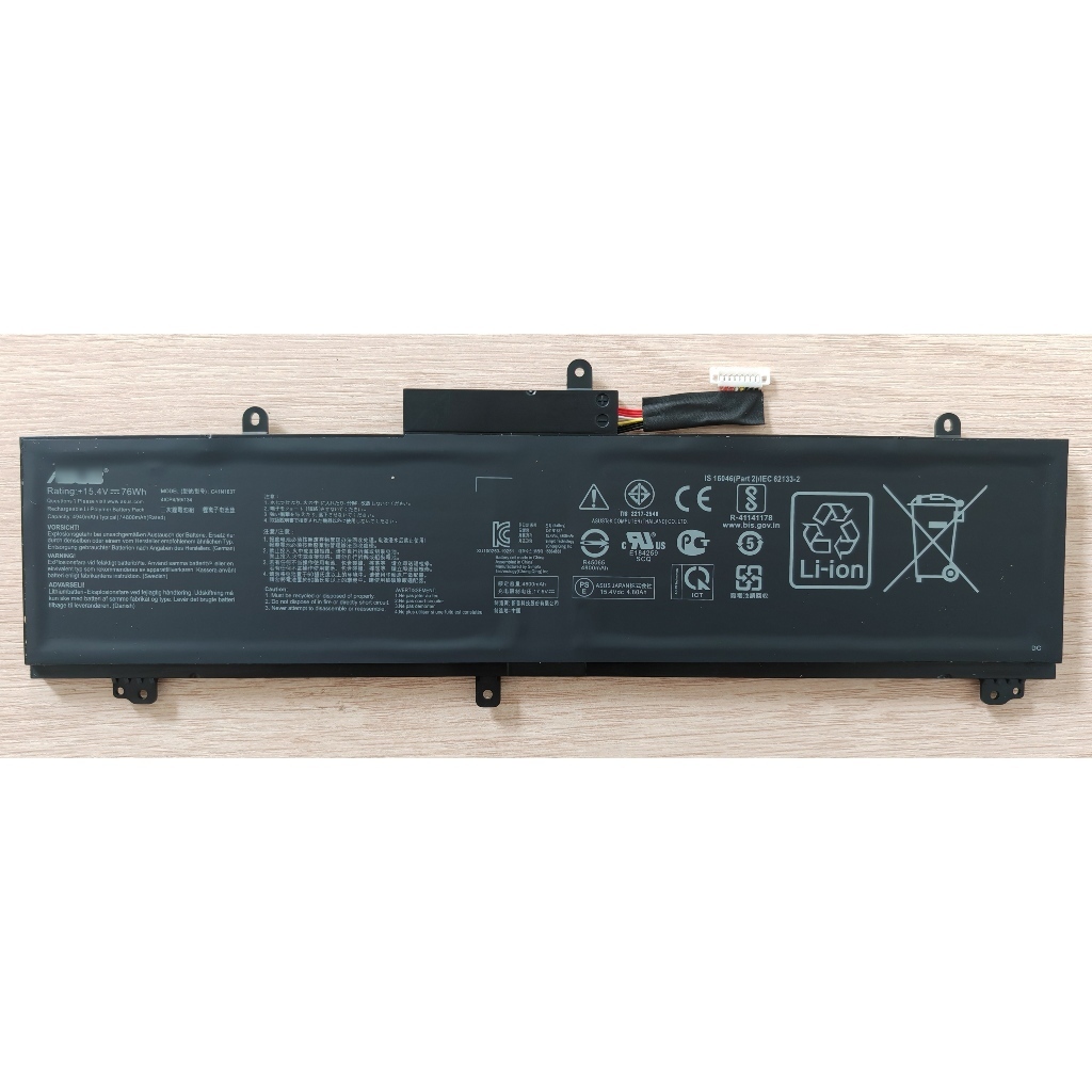 ✨ แบตเตอรี่โน๊ตบุ๊ค For Asus C41N1837 ASUS ROG Zephyrus GA502 GA502D GA502DU GA502GU