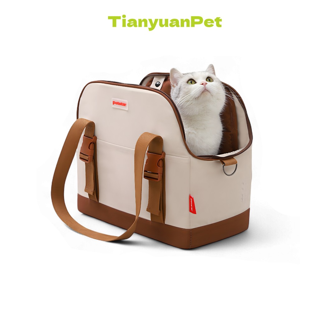 กระเป๋าใส่แมว และสุนัข กระเป๋าสัตว์เลี้ยงพกพา Pet carrier bag คงรูป ไม่ยุบตัวง่าย ปรับเปลี่ยนได้ 4 รูปแบบ Tianyuan pet