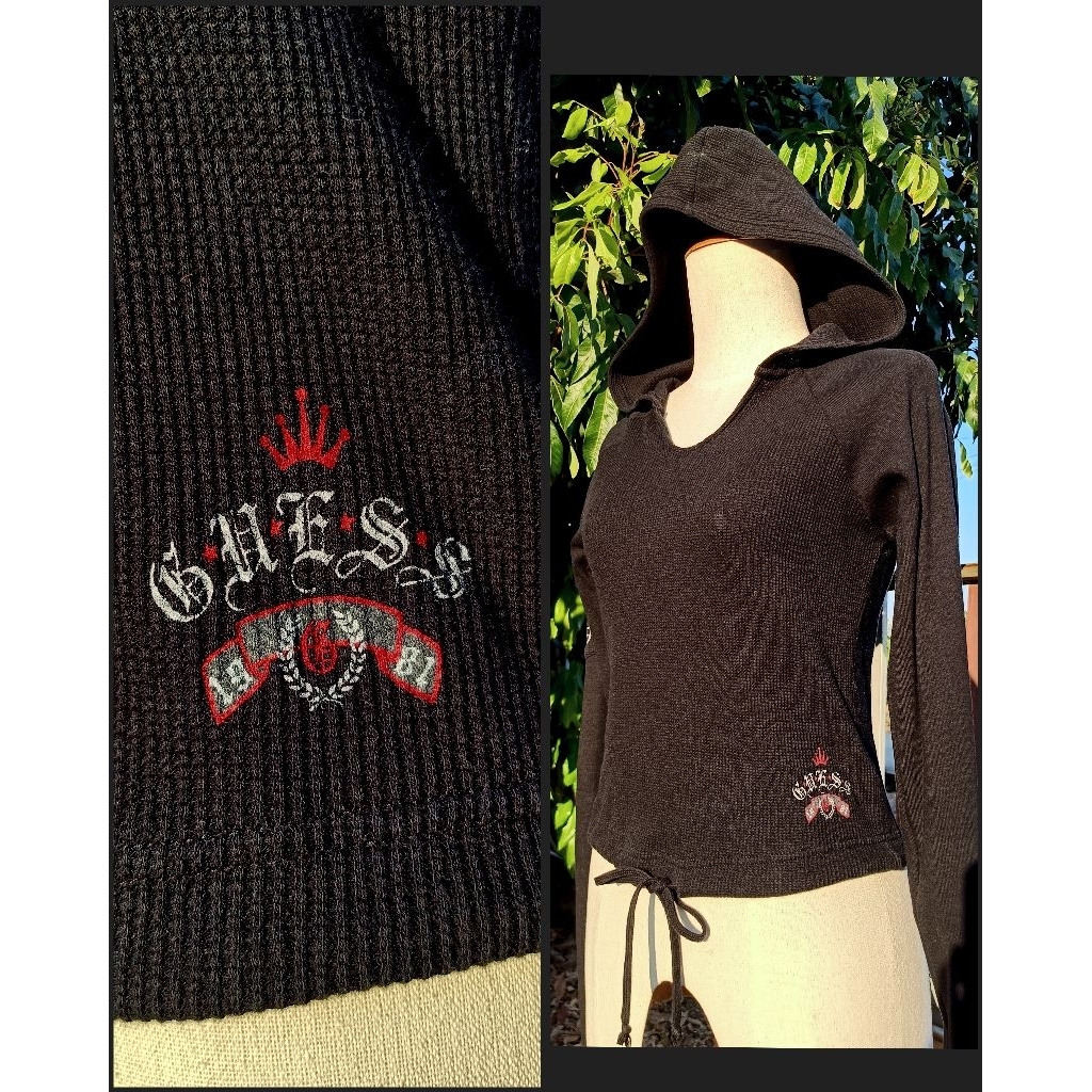🇺🇸GUESS Hoodie Y2K TOP size S-M🇺🇸