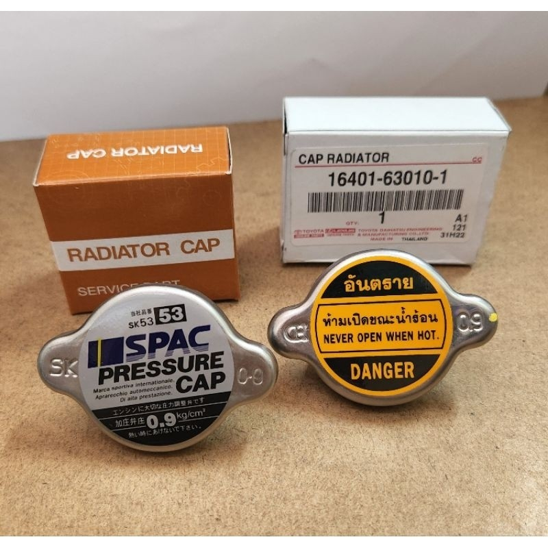 Monqiqi TOYOTA ฝาหม้อน้ำ 0.9 บาร์ MTX,AE100 110 EE90 LH112 AT190 ST191 จุกเรียบ รหัสอะไหล่ 16401-63010-1 รูปที่ 5