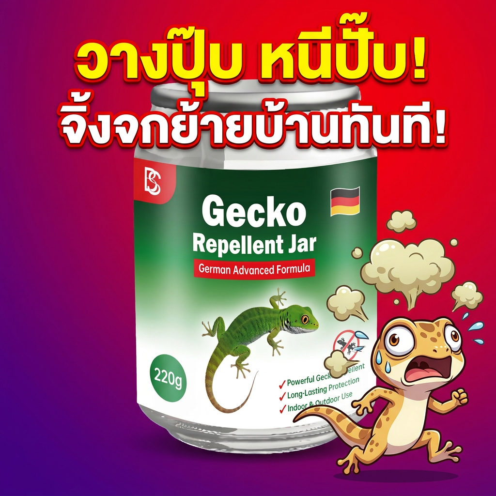 วางที่ไหนก็ได้ จิ้งจกหนีหมด! ยาไล่จิ้งจก ไล่จิ้งจก ยาฆ่าจิ้งจก ยาไล่ตุ๊กแก ไล่ตุ๊กแก ปลอดภัยสำหรับคนท้องและทารก