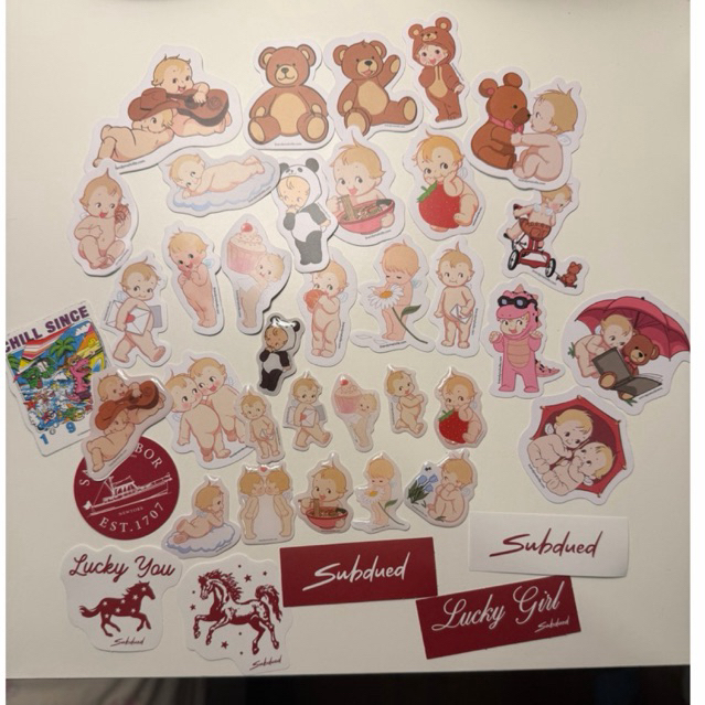 brandy melville sticker พร้อมส่งของแท้ ถูกที่สุด ซื้อ3แถม1
