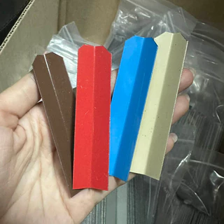 (1กก.)ลิ้นยางพาราตัดมุม ช้อนยางพารา ลิ้นรองน้ำยาง ขนาด 3นิ้ว และ 3.5นิ้ว วัสดุเหล็กเมทัลชีท