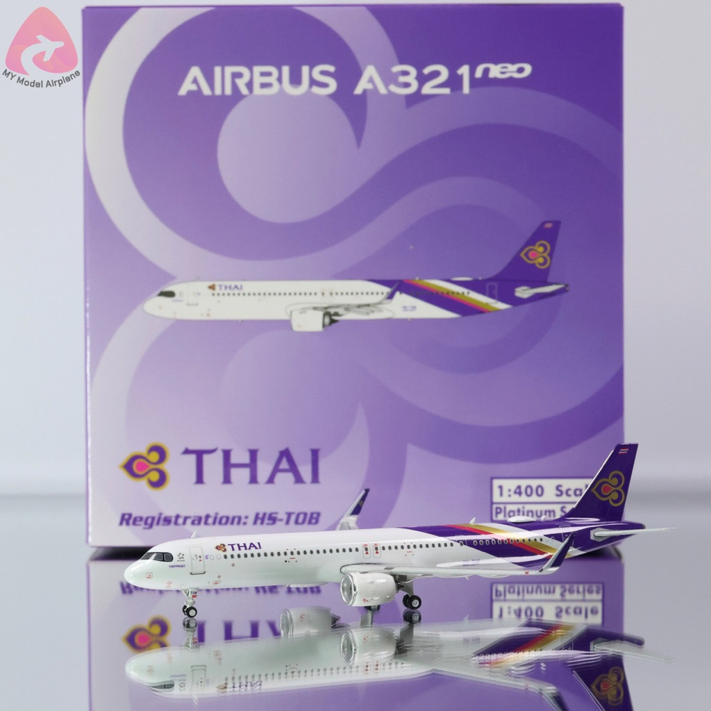 โมเดลเครื่องบิน Thai Airway A321-251NX HS-TOB [PH12060] Phoenix Model 1:400 [พร้อมส่ง] ราคา ถูกที่สุด ดีลบีเคเค แกลเลอรีภาพที่ 2