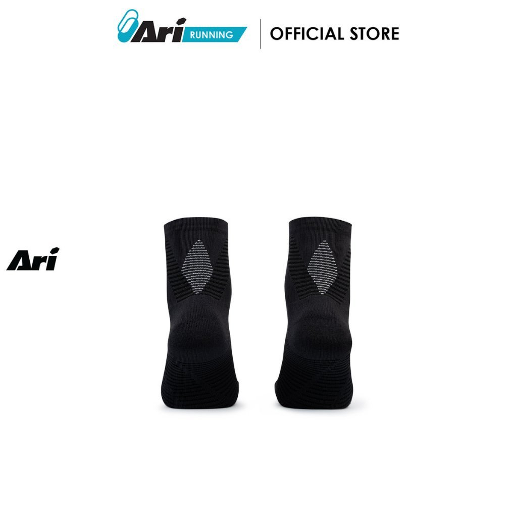 ARI ADEPT TERRY RUNNING QTR SOCKS - ถุงเท้าวิ่ง อาริ TERRY QTR รูปที่ 3