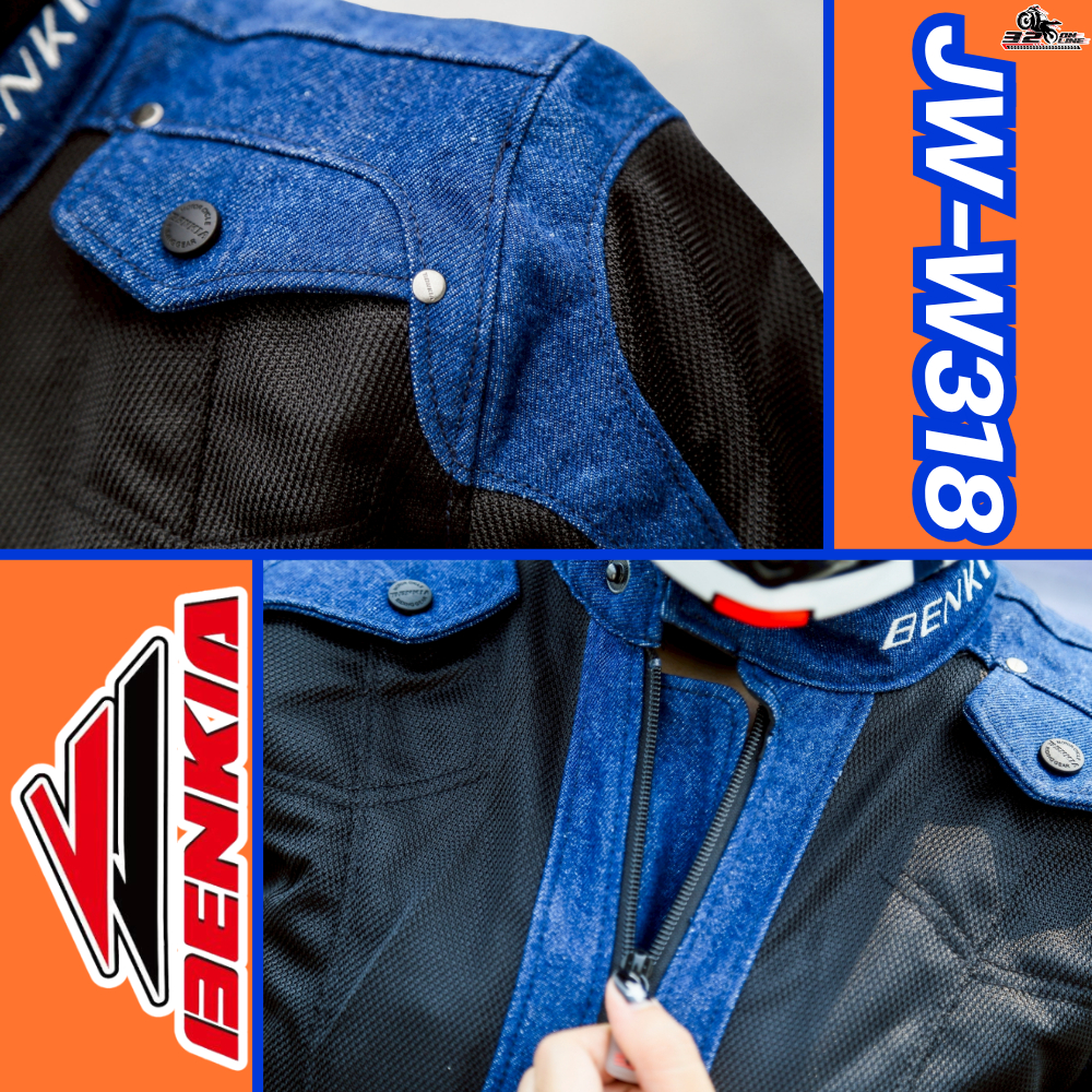 ส่งด่วน !!  เสื้อการ์ดขับมอเตอร์ไซค์ผู้หญิง BENKIA JW-W318 ของใหม่ ส่งไว!! 320SP.online ราคา ถูกที่สุด ดีลบีเคเค แกลเลอรีภาพที่ 6
