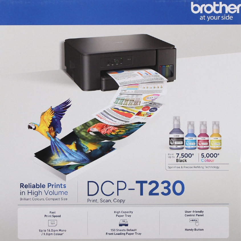 INKJET PRINTER (เครื่องพิมพ์อิงค์เจ็ท) BROTHER DCP-T230