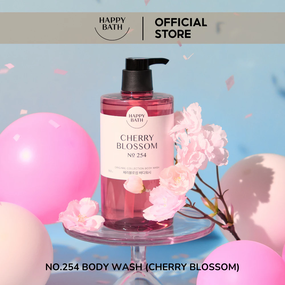 [Official] Happybath Original Collection Body Wash No.254 (Cherry Blossom)
