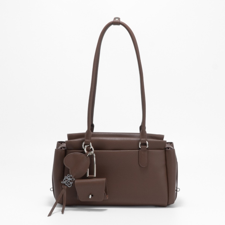 [ LoveGood ] Oria กระเป๋า Shoulder Bag ทรงกล่องหนังวัวแท้ Size 12.4"