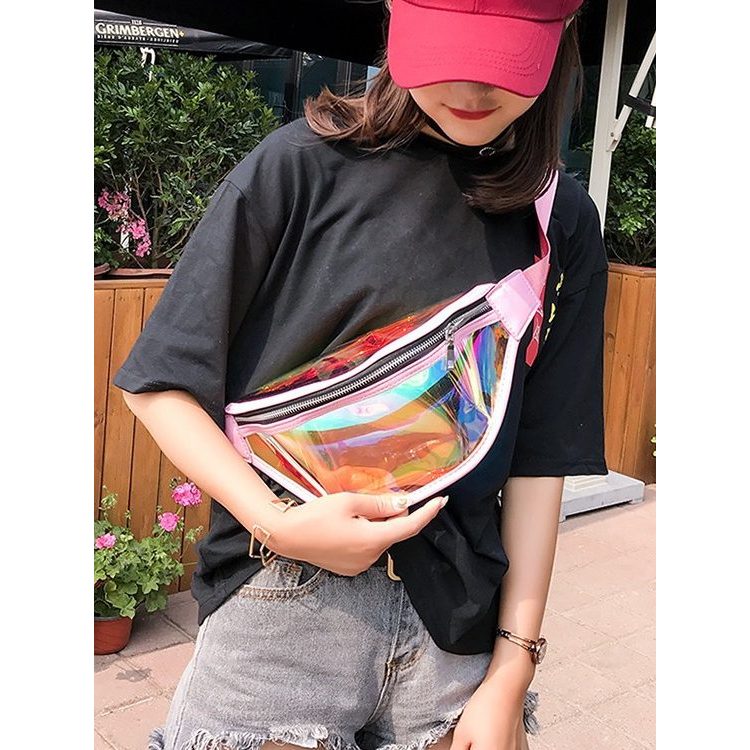 กระเป๋าคาดเอว กันน้ําเอวกระเป๋าหน้าอกกระเป๋าMessengerผู้หญิงCrossbody Pushสลิงกระเป๋าผู้หญิงสไตล์เกาหลี  สินค้าคุณภาพ