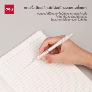 ชุดดินสอพร้อมไส้และยางลบ Deli รุ่นSH137/138 ขนาดเส้น 0.5/0.7 ความเข้ม HB (จำหน่าย 1 ชุด)