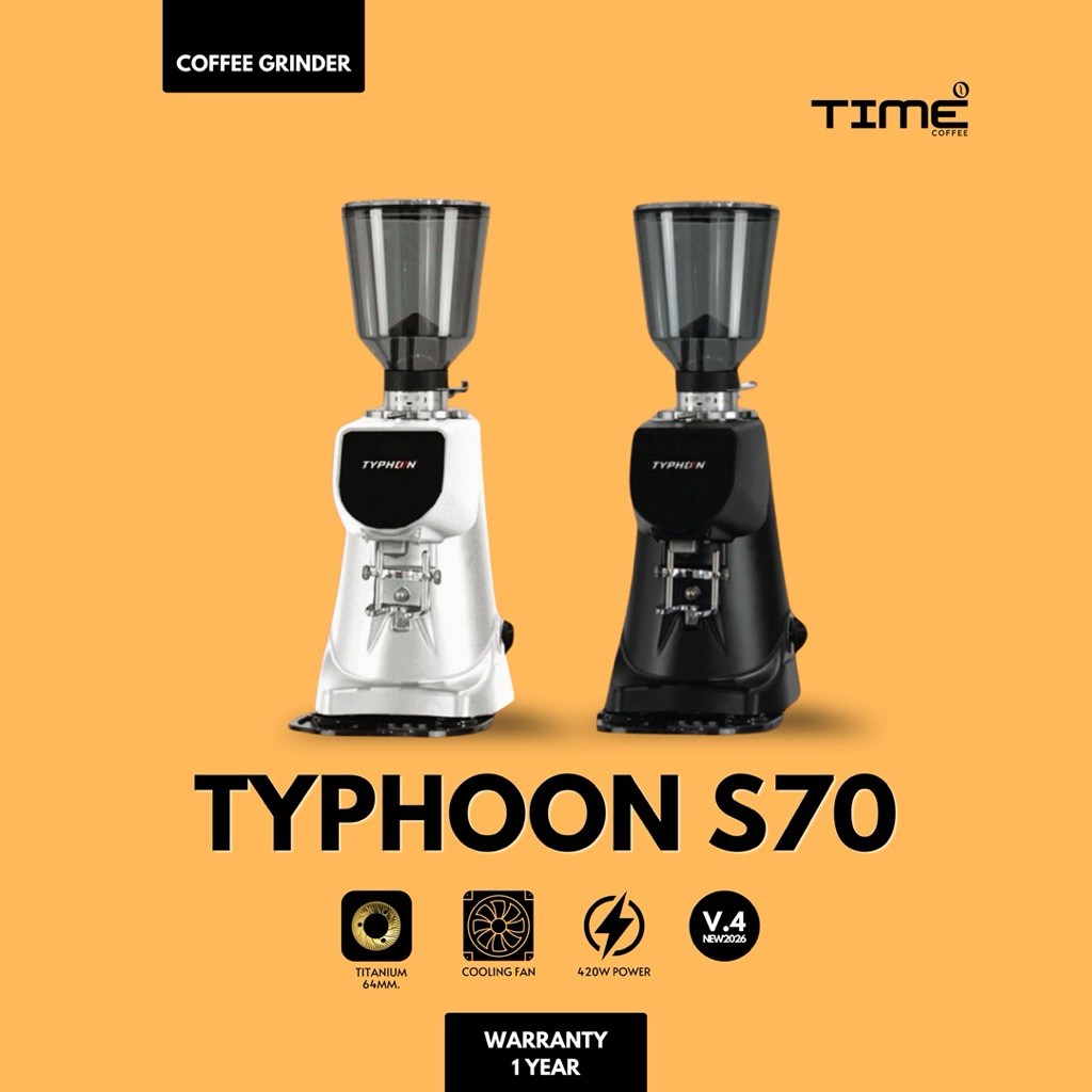 เครื่องบด TYPHOON S 70 V4 ใหม่ล่าสุด มีพัดลมระบายความร้อน รับประกันศูนย์ไทย 1 ปี V3