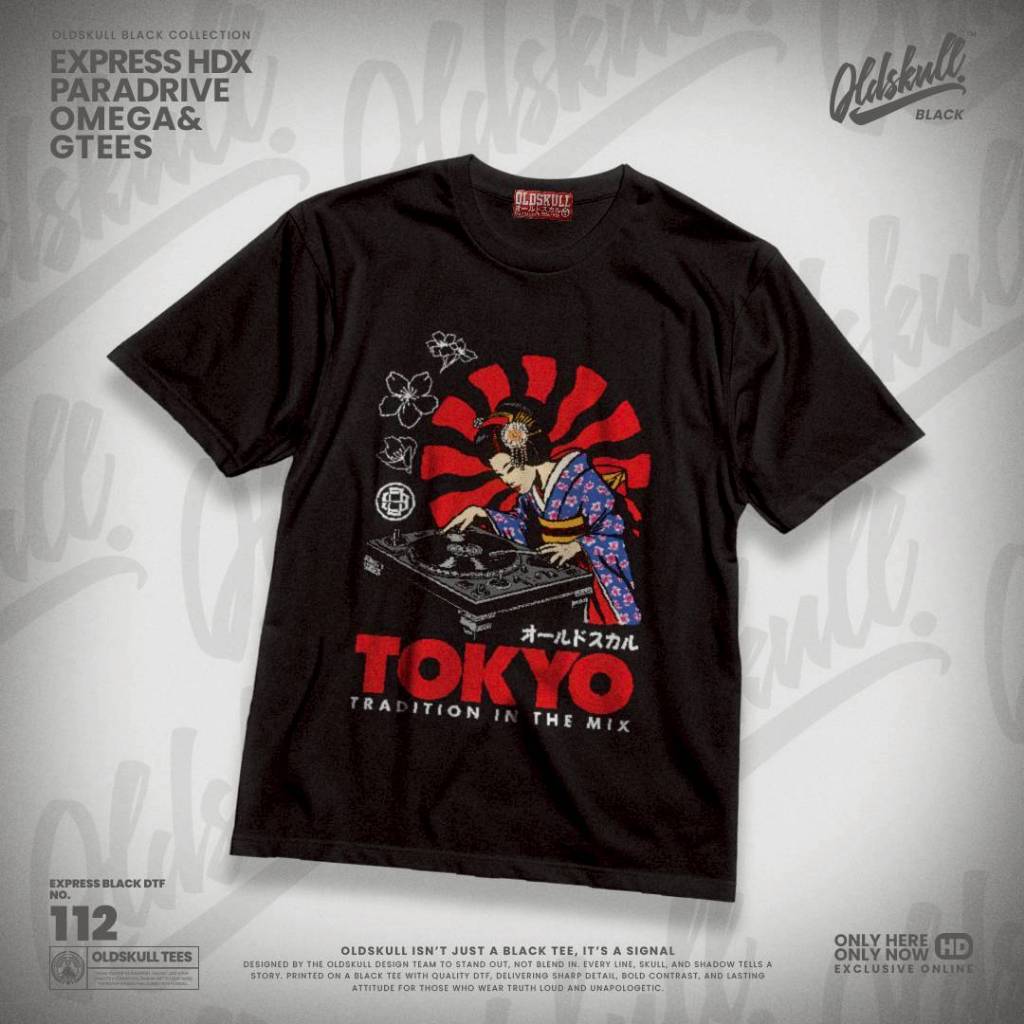 เสื้อยืด NEW🔥 Oldskull: Black 112 ( Tokyo Tradition In The Mix )🔥
