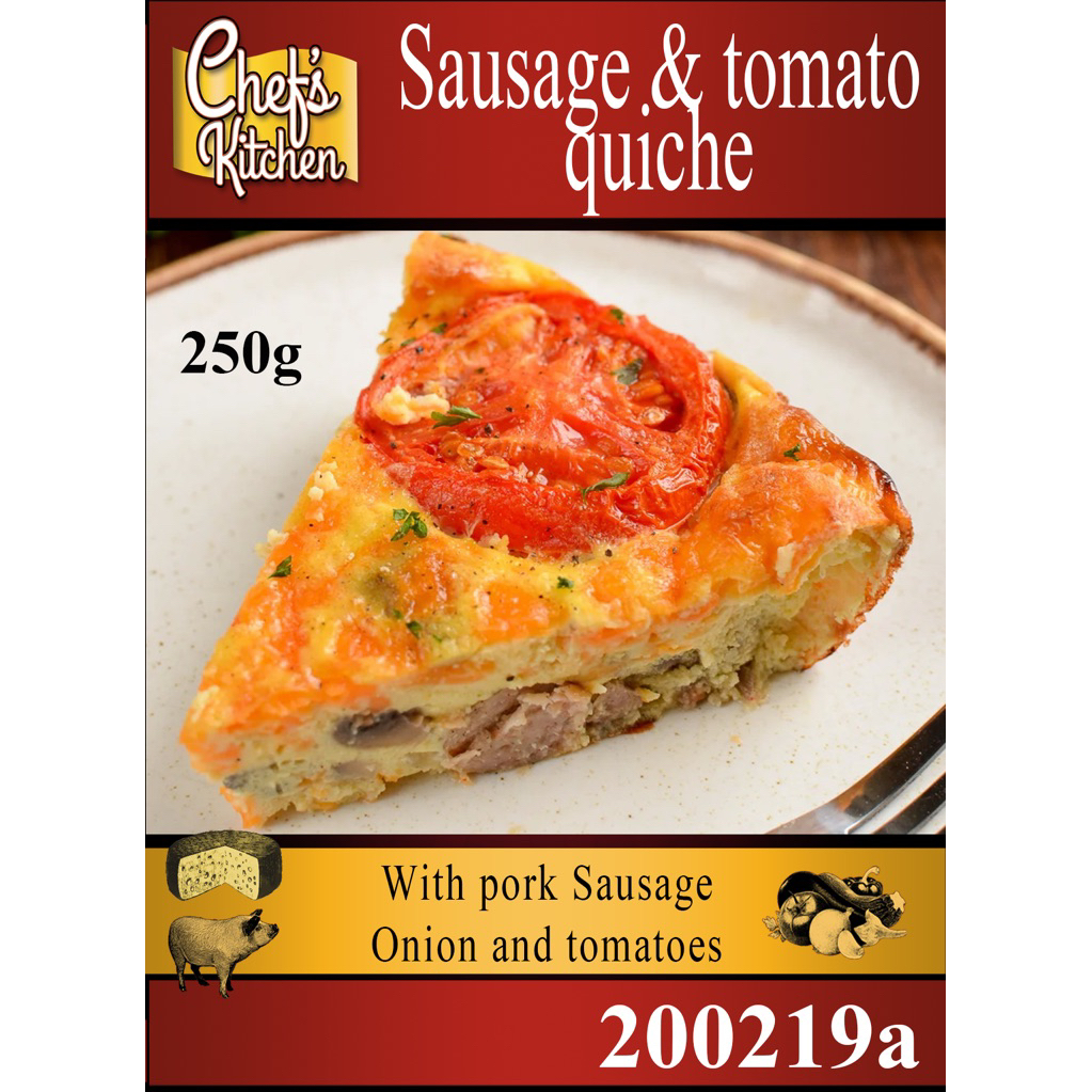 Quiche Sausage & Tomato 250g x2