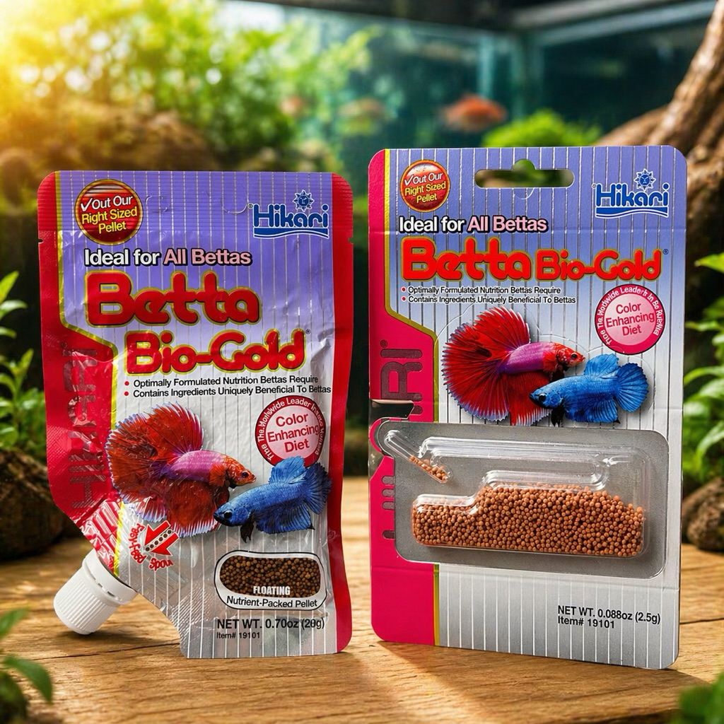 อาหารปลากัด Hikari Betta Bio-Gold เร่งสี เร่งโต โปรตีนสูง
