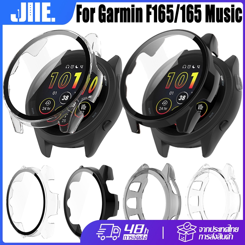 เคส สําหรับ Garmin Forerunner 165/165 Music กระจกนิรภัยเคส🔥เคสซิลิโคน🔥Garmin F165/165 Music เคสป้องก