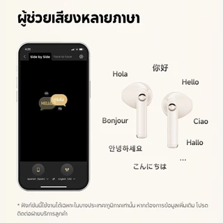 Edifier JoyBuds หูฟังไร้สาย พร้อมเคสชาร์จแบบอินเทอร์แอคทีฟ บลูทูธ V6.0 กันน้ำระดับ IP54 ใช้งานได้นาน 35 ชั่วโมง