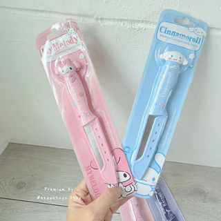 มีดทำครัว พร้อมปลอกเก็บ ลายน่ารัก มี 4 ลายให้เลือก ดีไซน์การ์ตูน SANRIO ขนาดพอดี เก็บง่าย ด้ามจับพอดีมือ 🎀☁️🍎