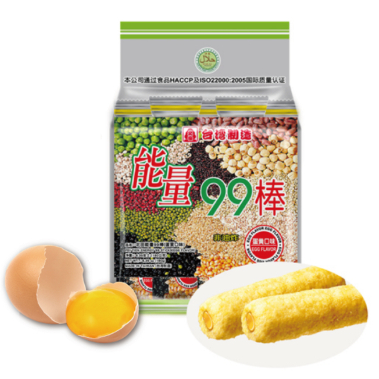 (ของแท้ พร้อมส่ง) PEI TIEN 99 STICKS เป่ยเถียน 99 ธัญพืชโรล รสไข่/ฟักทอง/เผือก/งาดำ/ถั่วลิสง ขนาด 180 กรัม อบไม่ทอด