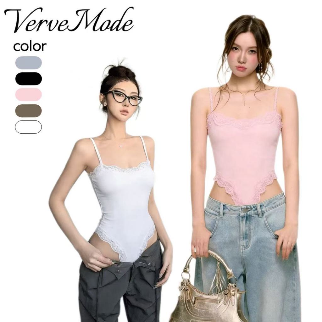 VerveMode.🍓จัดส่งในประเทศไทย🍓บอดี้สูทลูกไม้สุดเซ็กซี่สำหรับสาวฮอต สวมทับด้วยเสื้อซับในเพื่อช่วยให้ดูผอมเพรียวขึ้น