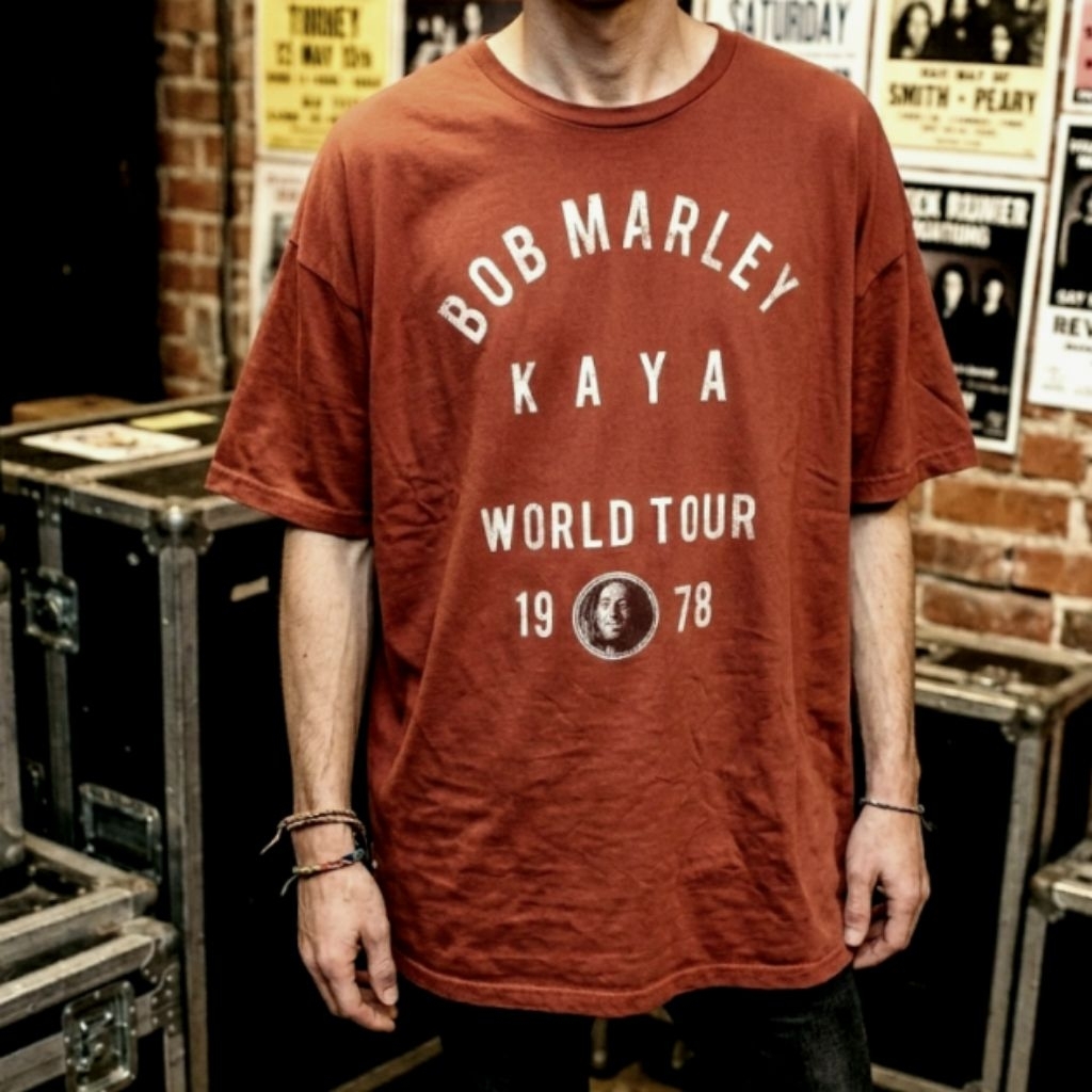 เสื้อยืดมือสอง Tshirt Zion / Bob Marley