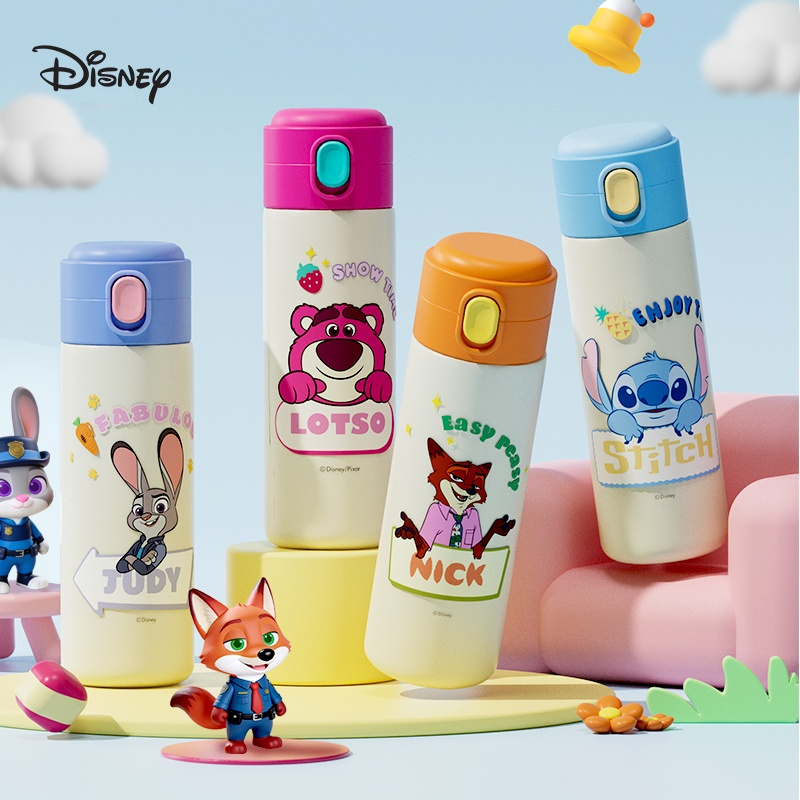 Disney zootopia Thermos Cup นักเรียนแบบพกพาเด็กถ้วยน้ําความจุขนาดใหญ่ – โปรปัง