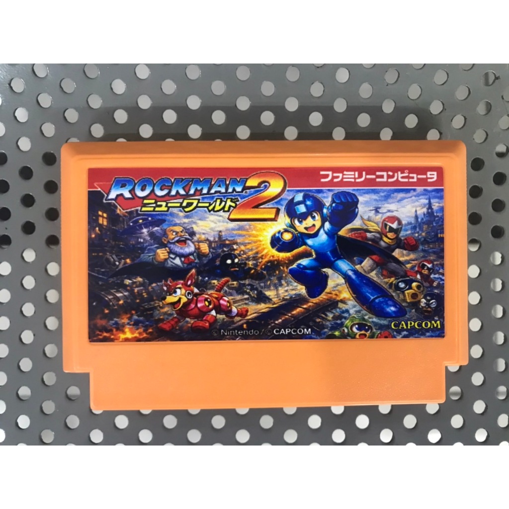 ตลับ FC Rockman 2 ABNormality  (ตลับ FC Repro)เกมส์ Rockman สุดมันส์ในอดีต