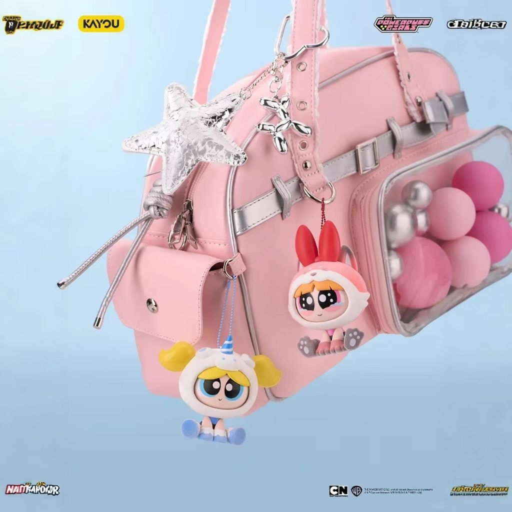 มีแบบระบุตัว ⭕พร้อมส่ง Powerpuff Girls Spin Claw Action พวงกุญแจห้อยกระเป๋า รูปที่ 8