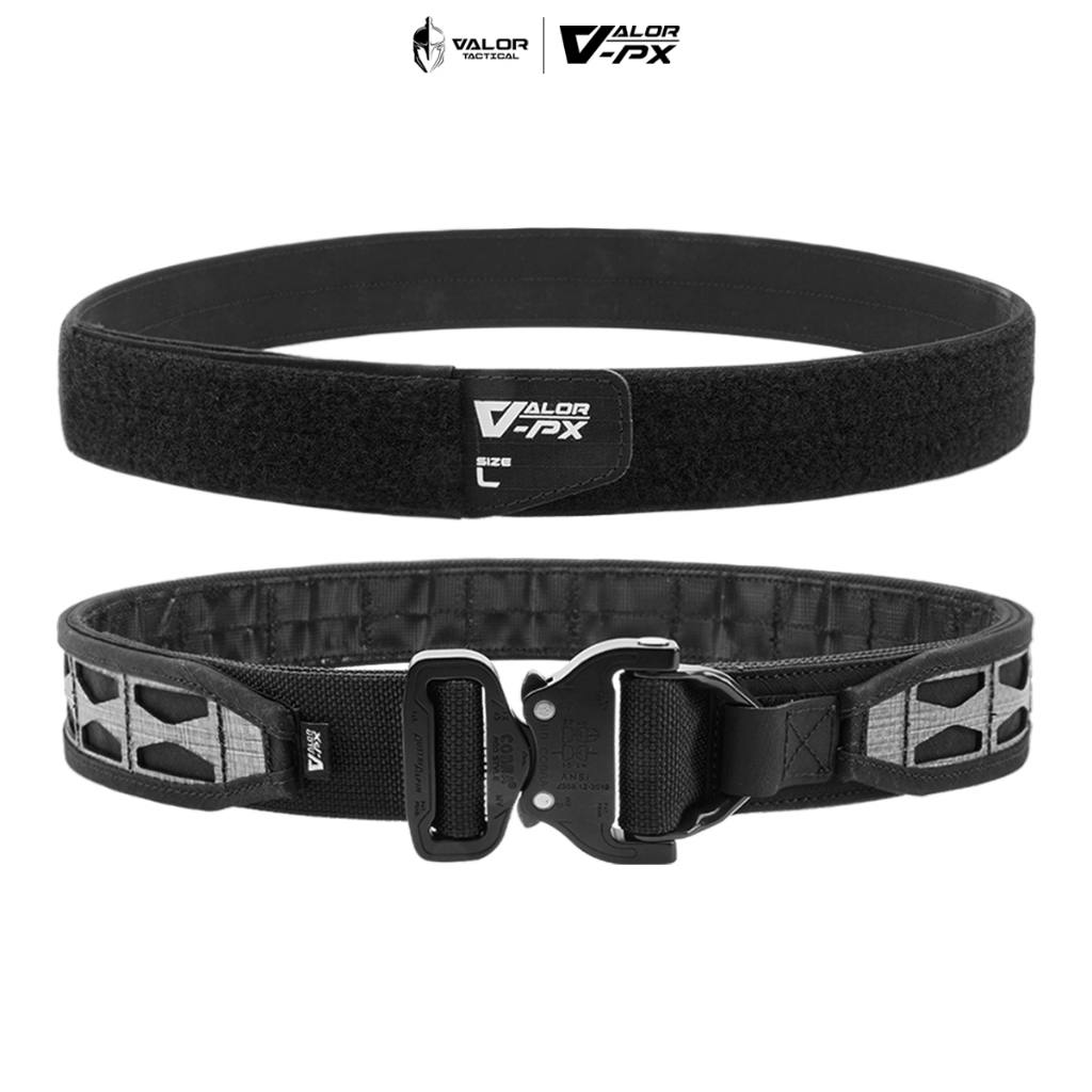 VALOR PX - LiteCore Operator Belt เข็มขัดยุทธวิธี 2 ชั้น บาง น้ำหนักเบา แข็งแรง หัว D-Ring