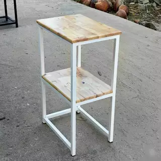 (แบบสำเร็จ)ชั้นวางของ 2 ชั้น ขาสูง วางของได้เพิ่ม งานฝีมือ แข็งแรง รับน้ำหนักได้เยอะ รับทำตามขนาด เหล็ก 1 นิ้ว MT156