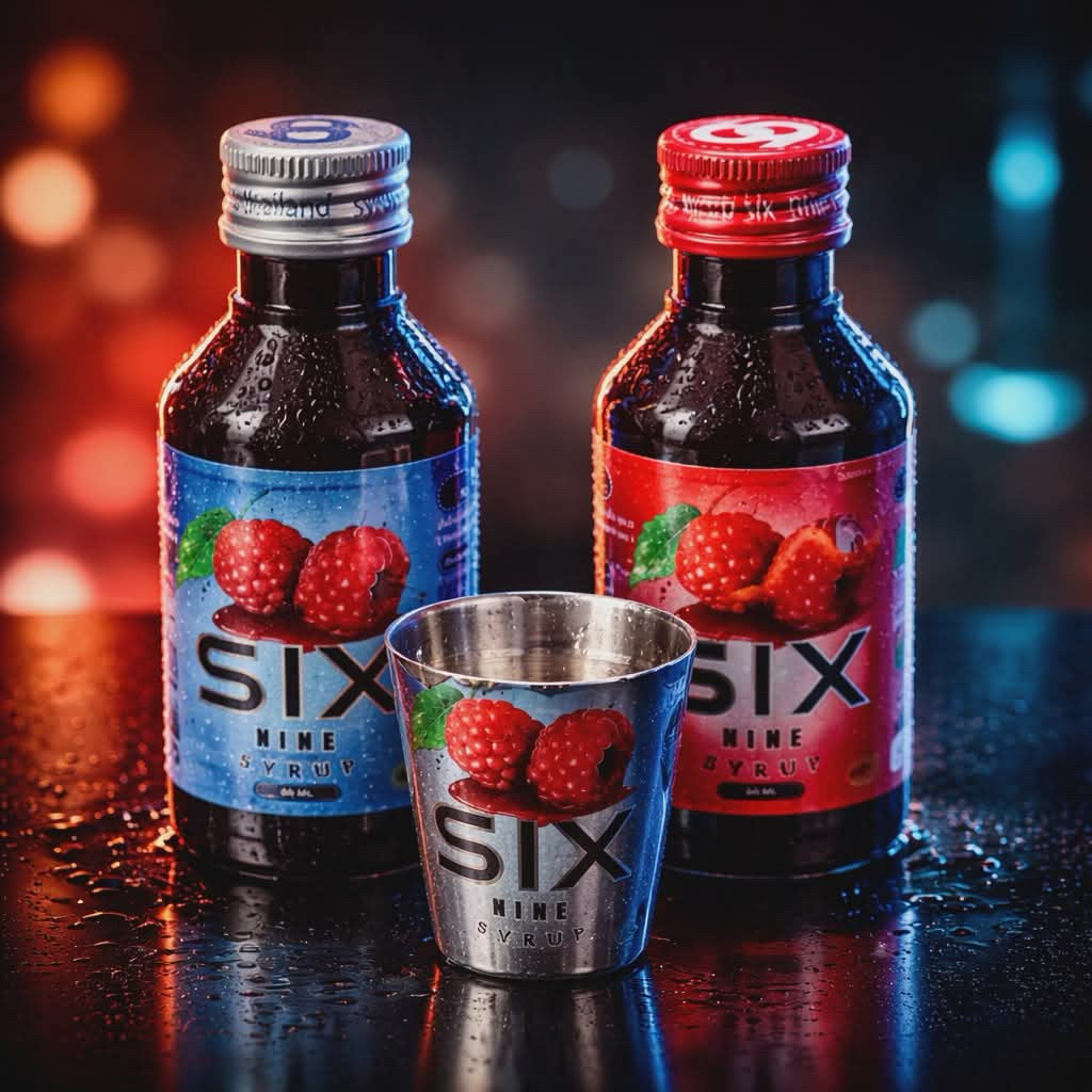 ไซรัปซิกไนน์six9 แบบ 5 ขวด กลิ่นราสเบอร์รี่