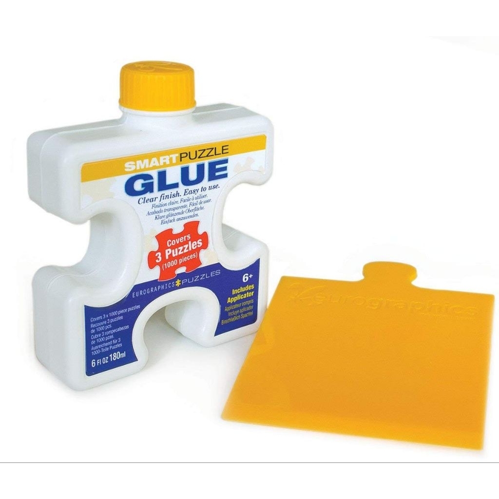 Eurographics - SMART PUZZLE GLUE Conserver for 1000-3000 pieces puzzle กาวทาจิ๊กซอว์ ขนาด 180ml. มีสินค้าที่ไทย พร้อมส่ง