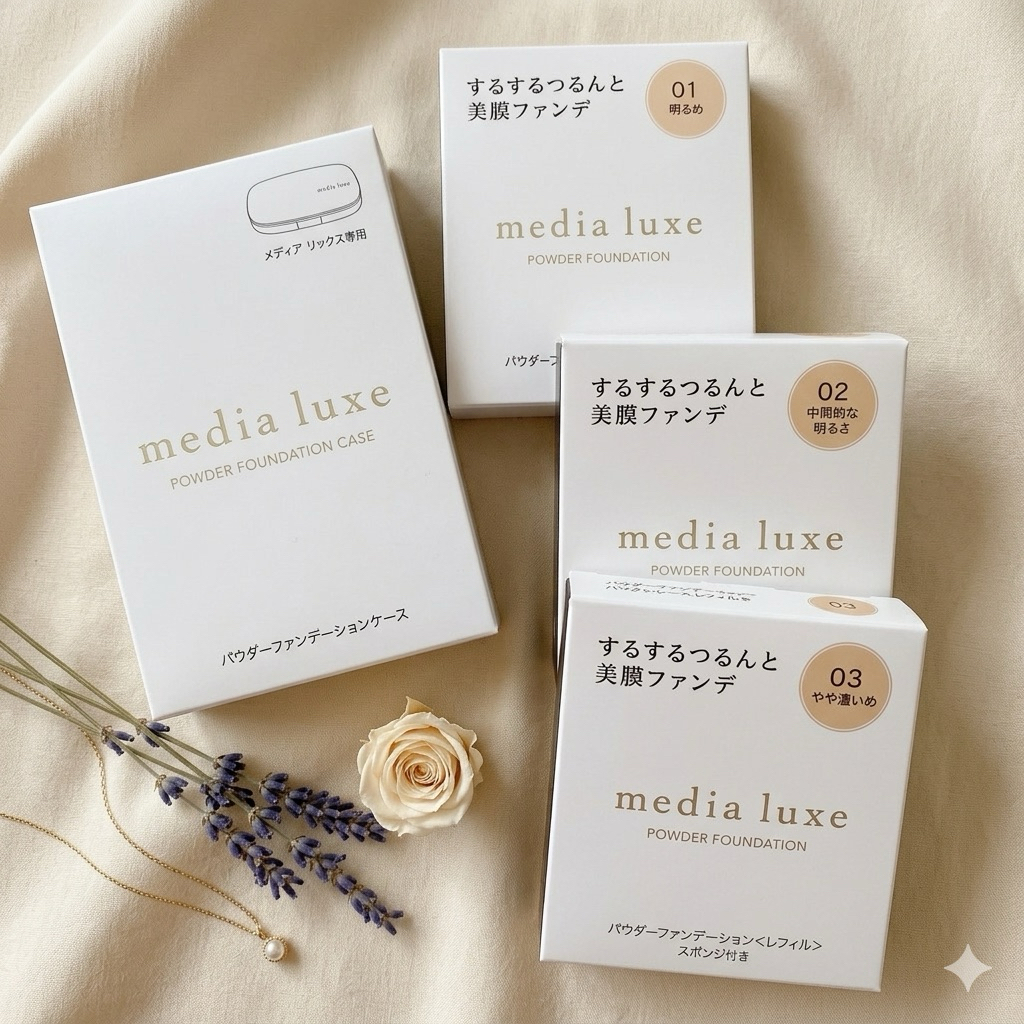 ‼️ของแท้จากญี่ปุ่น‼️Kanebo Media Luxe Powder Foundation แป้งผสมรองพื้น แป้งเบลอรูขุมขน ผิวเนียน ผิวนางฟ้า