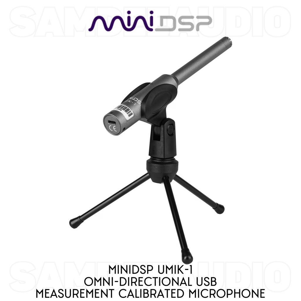 MINI DSP - miniDSP UMIK-1 Omni-directional USB Measurement Calibrated Microphone