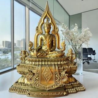 พระพุทธชินราช รุ่นบัลลังก์นาคมหามงคล :งานพุทธศิลป์999บาท/ใหญ่1,590บาทมีของแถมมงคลอึก3รายการ