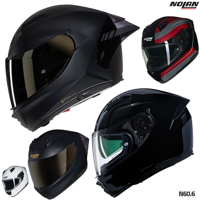 Nolan หมวกกันน็อค N60 6 & N60 6 Sport มี AirBooster ชิลด์หน้าแบบ Ultrawide กัน UV ผ้า Clima Comfort 