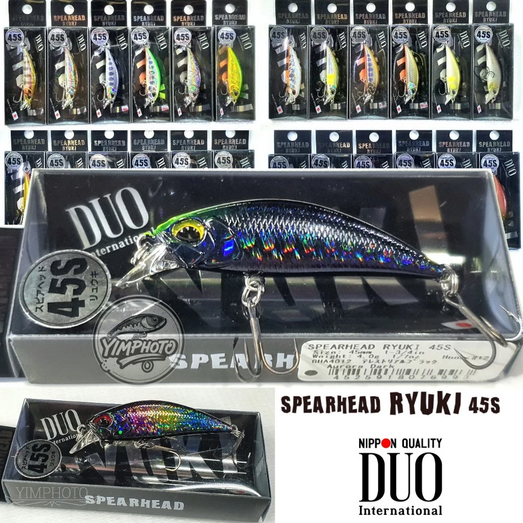 DUO Spearhead Ryuki 45s 4g. เหยื่อปลอม ดูโอ สเปียร์เฮด ริวกิ ของแท้100% เหยื่อตกปลา