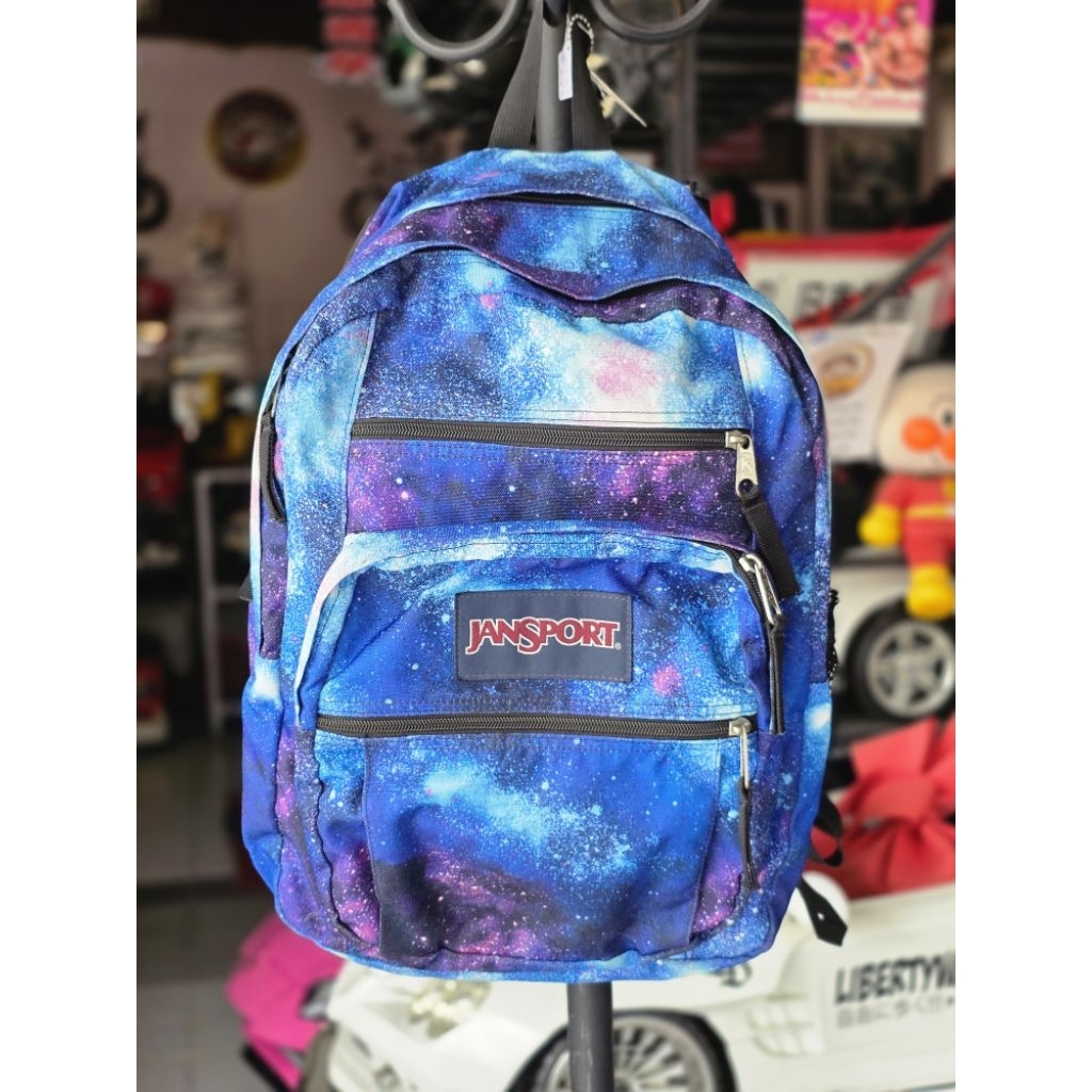 กระเป๋าเป้สะพายหลังใบใหญ่ JanSport มือสองตู้ญี่ปุ่น No.bg130