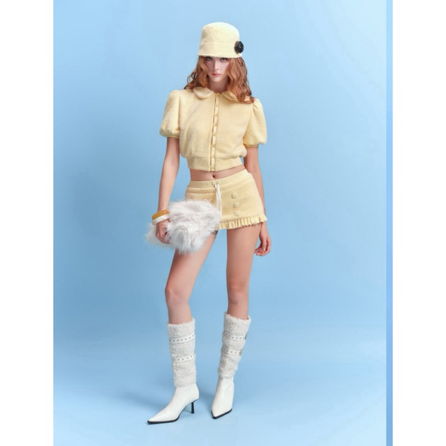 Yellow pixie set จากแบรนด์ Letitia พร้อมส่งจากไทย