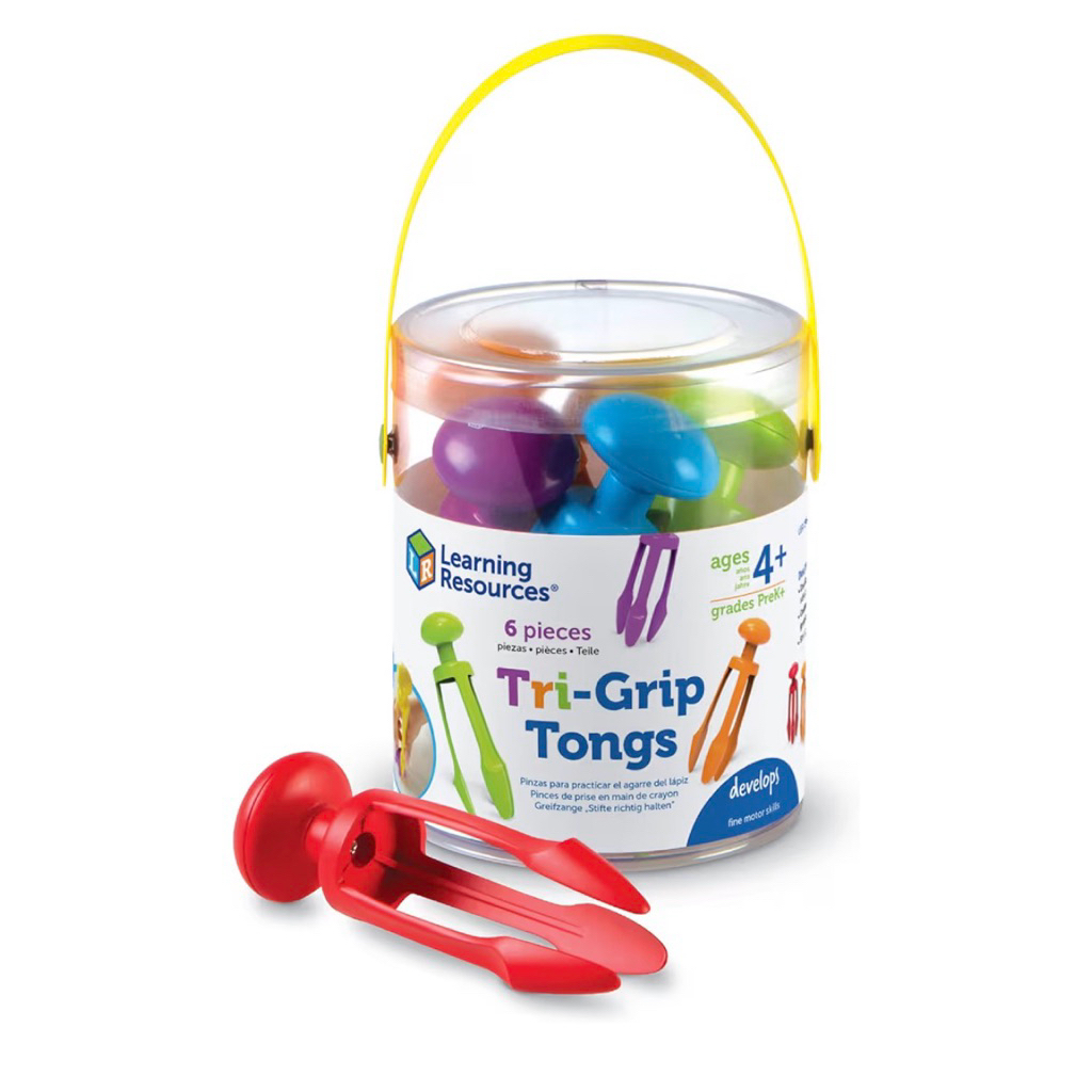 [ของแท้] Learning Resources Tri-Grip Tongs ที่คีบ 3 ขา ฝึกจับดินสอ พัฒนากล้ามเนื้อมัดเล็ก