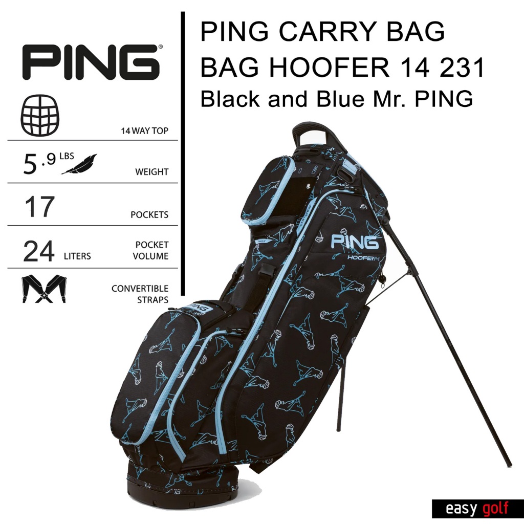 PING BAG HOOFER 14 231 PING CARRY BAG ถุงกอล์ฟ