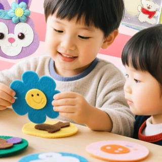 ผ้าสักหลาด แบบแข็ง 40สี ผ้าสักหลาดแข็ง 1มิล สำหรับงานประดิษฐ์ ทำสื่อการสอน งานDIY
