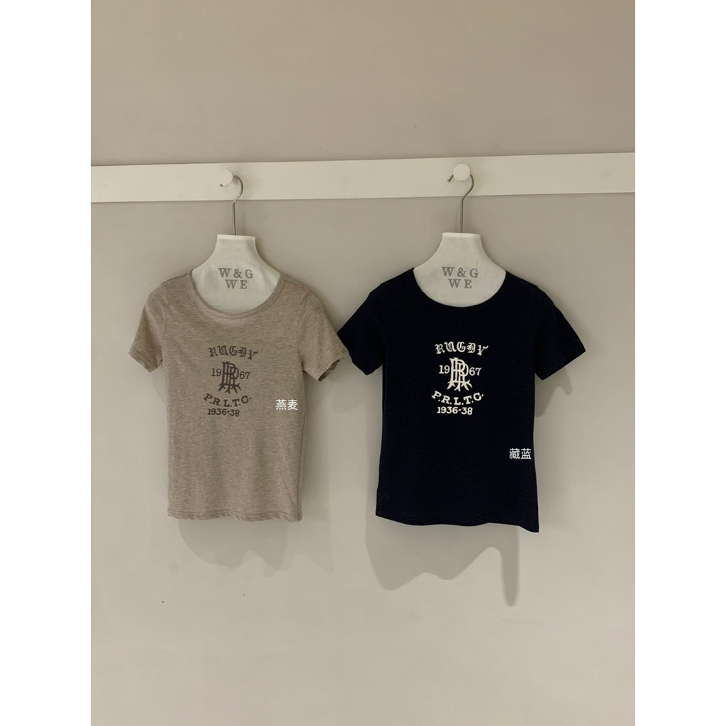 9381# เสื้อคอกลมแขนสั้นสกรีนลายช่วงอก เนื้อผ้าดี งานสวย  TAG:WG.WE ราคา ถูกที่สุด ดีลบีเคเค แกลเลอรีภาพที่ 2