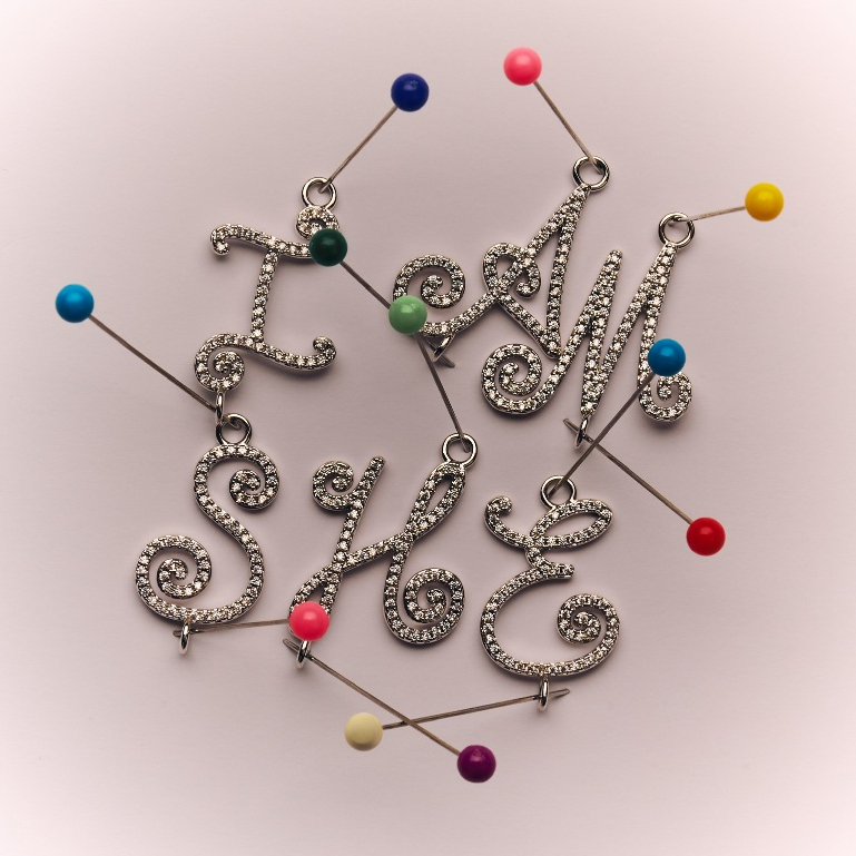 YVIS Alphabet Brass Pendant - YVIS X Bunny Pretty Demand