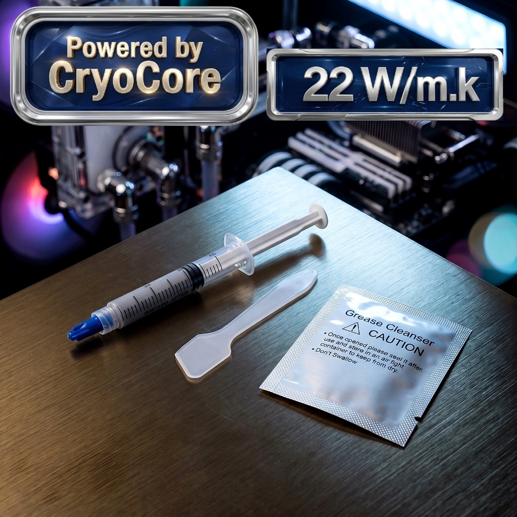 [Elite PC Gear] CryoCore ซิลิโคน CPU/GPU คอมพิวเตอร์ 17-22 W/m.k คราม22 l LK17 Laptop Notebook การ์ด